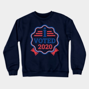 I Voted 2020 Design Crewneck Sweatshirt